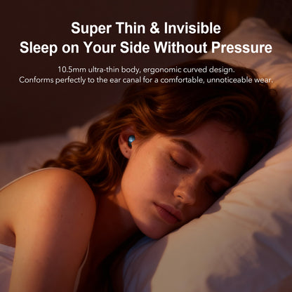 UnderTorrent  Sleep Earbuds  Serene 1 - Pressure-Free Side Sleeping