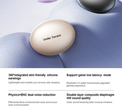 UnderTorrent  Sleep Earbuds  Serene 1 - Pressure-Free Side Sleeping