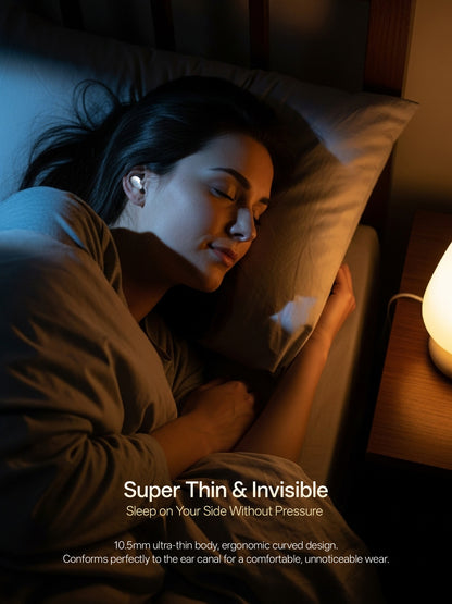 UnderTorrent  Sleep Earbuds  Serene 1 - Pressure-Free Side Sleeping