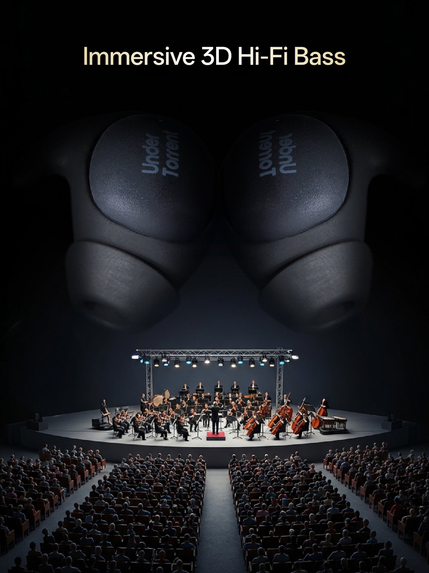 UnderTorrent  Sleep Earbuds  Serene 1 - Pressure-Free Side Sleeping