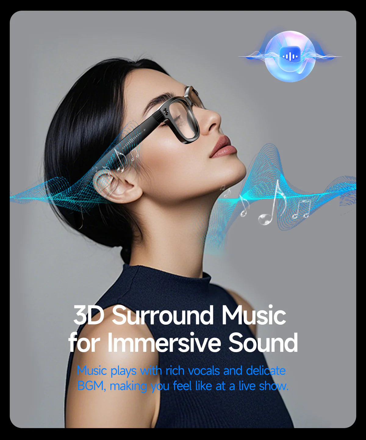 UnderTorrent Smart Audio Sunglasses - UT06 Pro